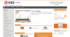 Desktop Screenshot of nseinfobase.com